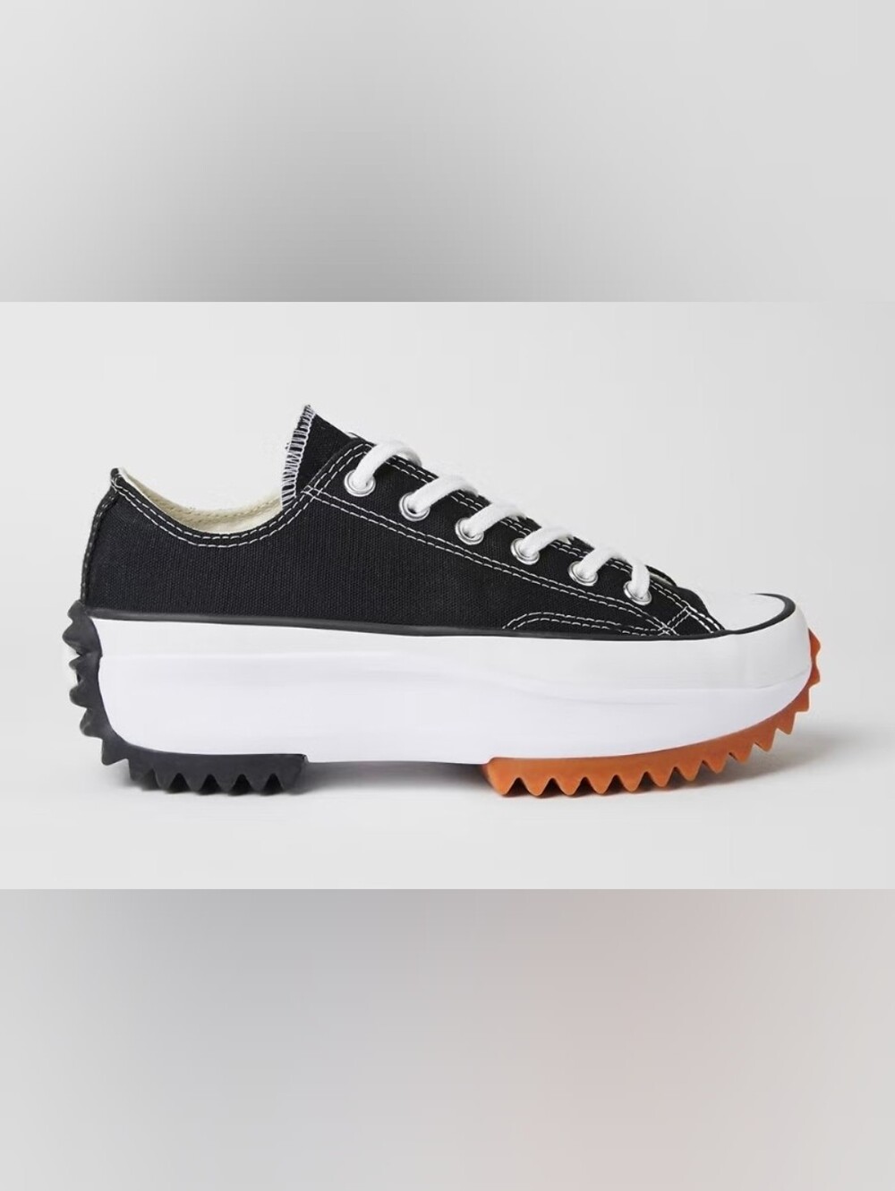 Converse Run Star Hike Platform Low Top Women's Black/white Size 7